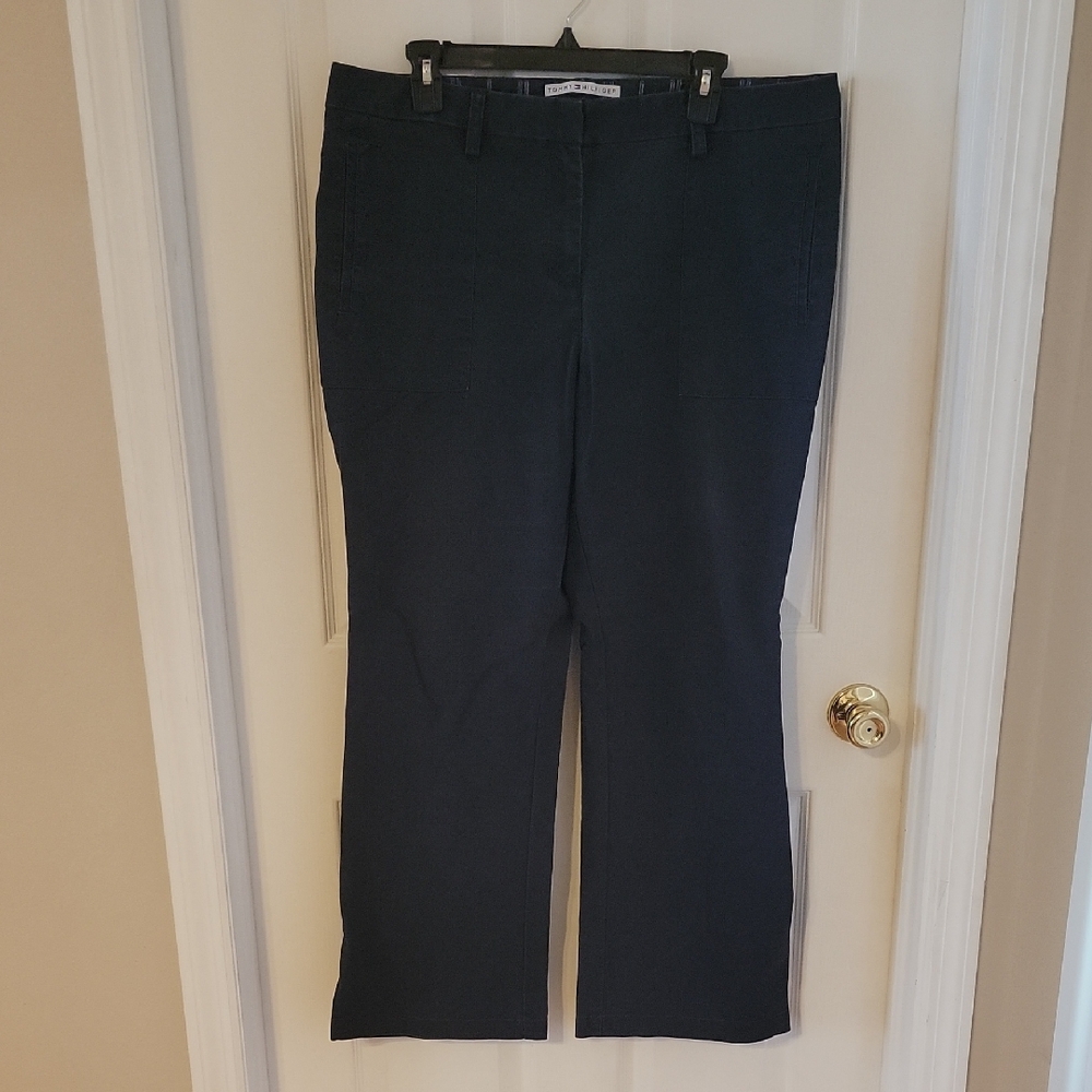 Tommy Hilfiger Navy Boot Cut Pants